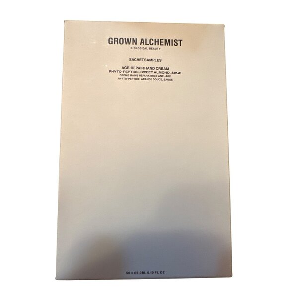 Grown Alchemist Age-Repair Hand Cream Samples Box of 50 Pack - Picture 2 of 3